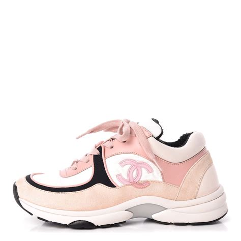 chanel pink sneakers